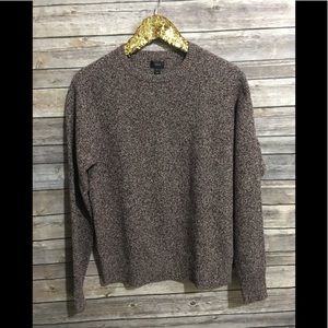 J crew lamb wool maroon burgundy sweater
